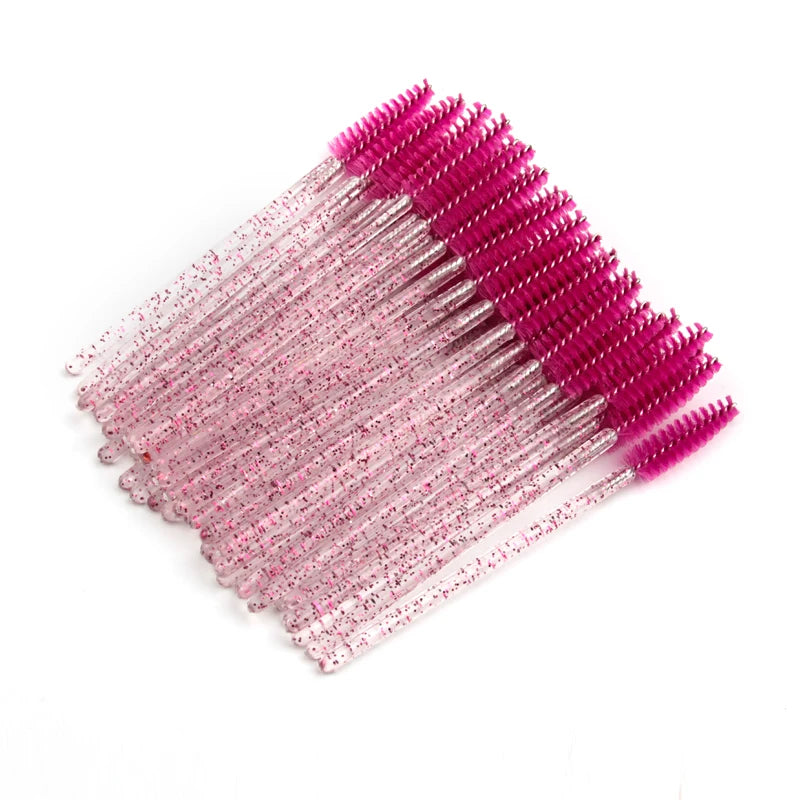 5/50pcs Crystal Eyelashes Brush Makeup Extension Eyebrow Brushes Eye Lashes Makeup Professional Makeup Beauty Tool