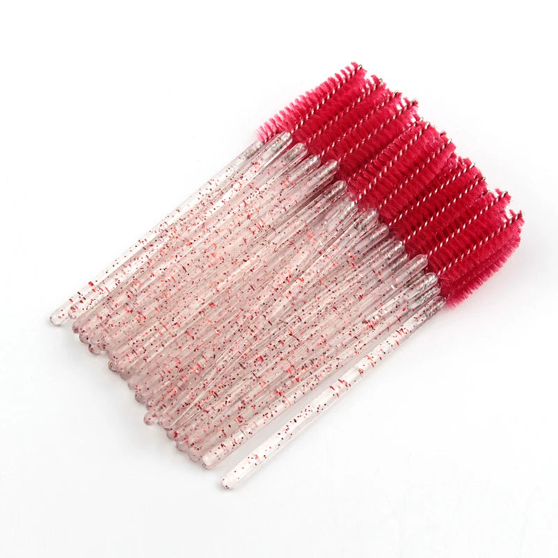 5/50pcs Crystal Eyelashes Brush Makeup Extension Eyebrow Brushes Eye Lashes Makeup Professional Makeup Beauty Tool