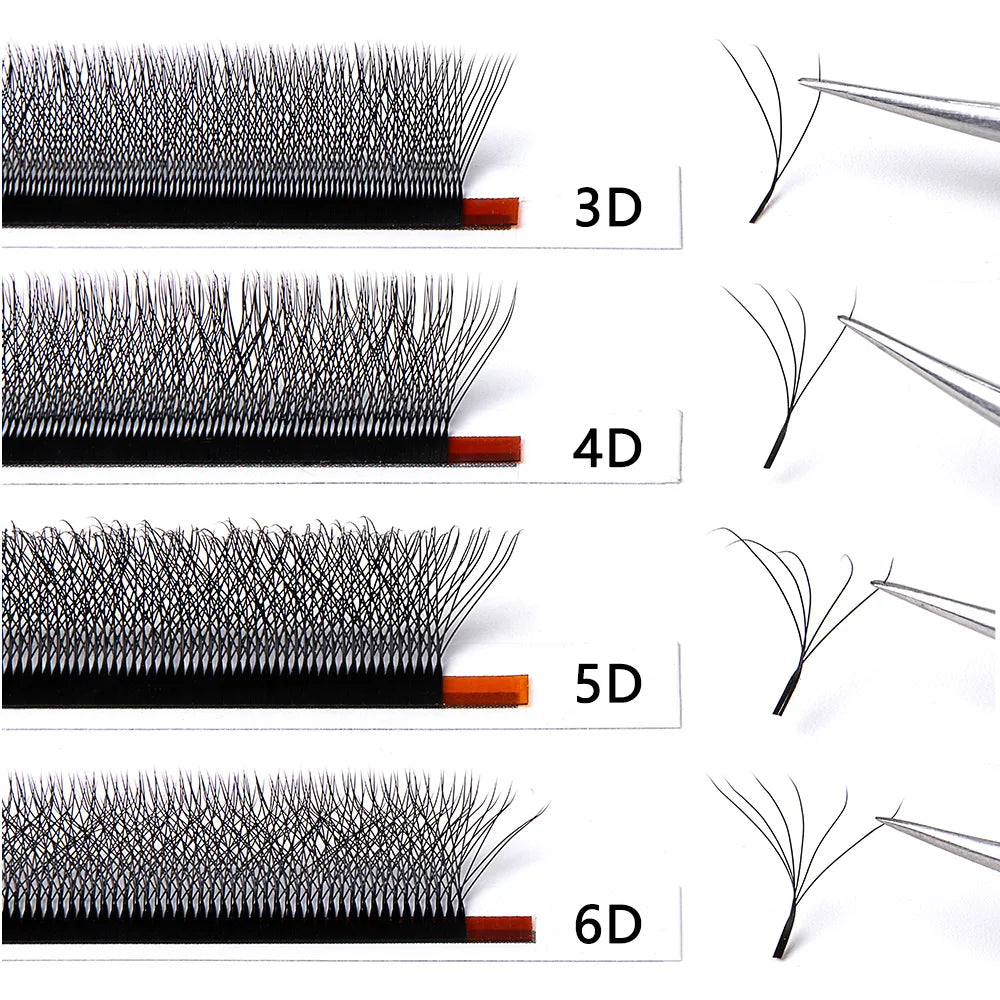 Befer Beauty Cilios 5D 3D 4D 6DW Shaped Lashes Extension Technological Fibers Eyelashes Extensions Professional Lash Supplies