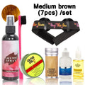 Lace Tint Spray For Wigs Hair Wax Stick Edges Control Wig Glue Adhesives Glue Remover Wig Installation Kit Set Brush Accessories