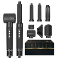 7 in 1 Hair Dryer 1400W Straightener Hair Brush Hot Comb Professional Auto Wrap Dryer&Straightening Brush Automatic Curling Iron