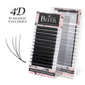 Befer Beauty Cilios 5D 3D 4D 6DW Shaped Lashes Extension Technological Fibers Eyelashes Extensions Professional Lash Supplies